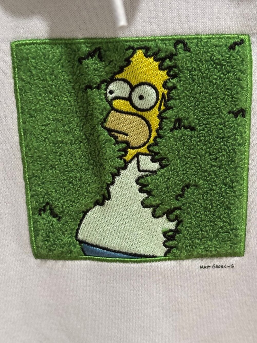 Lilac Homer Simpson Meme Hoodie Men's Size Small